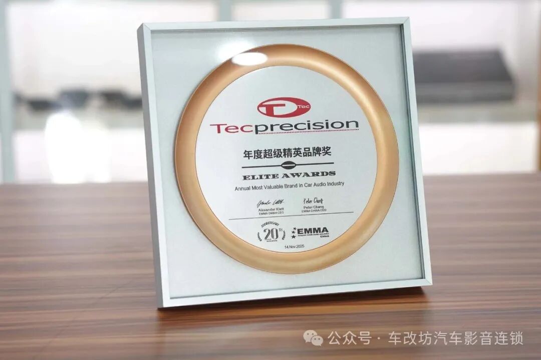 意大利Tecprecision荣获EMMA2025年度超级精英品牌奖