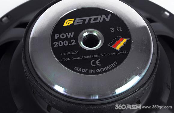 奥迪用的8寸喇叭升级产品来了 德国伊顿POW200.2两