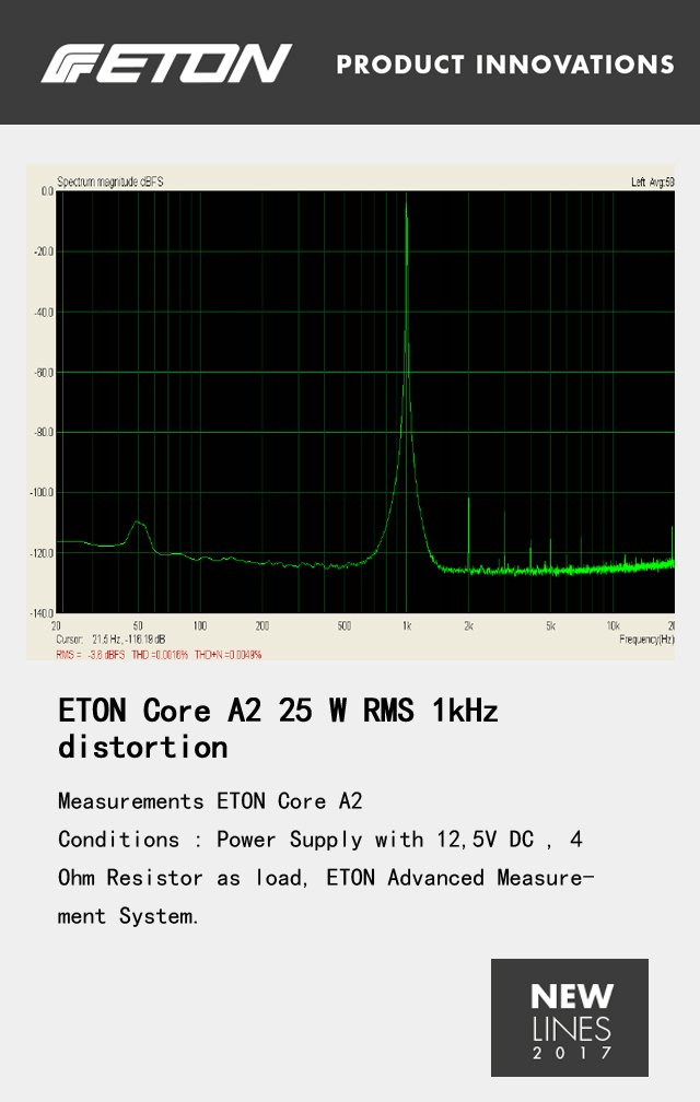 德国ETON 旗舰功放 CORE A2功放即将全球首发