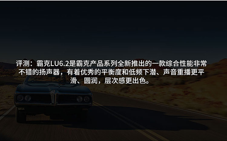 美国BKELL霸克LU6.2两分频套装喇叭