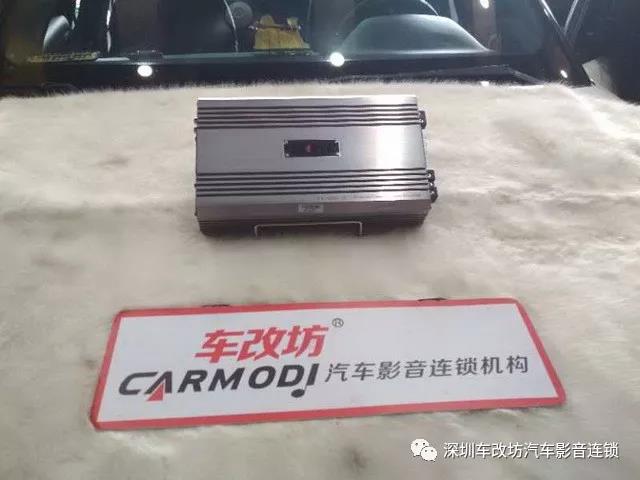 惹人心醉 陆丰X7改装伊顿 FORSE 10-800BR—深圳车改坊汽车音响改装