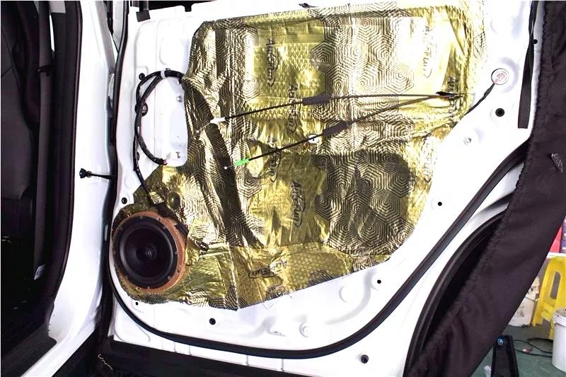 伊顿POW三分频撞见霸克同轴,真的很享受-车改坊武汉店为丰田汉兰达汽车音响升级