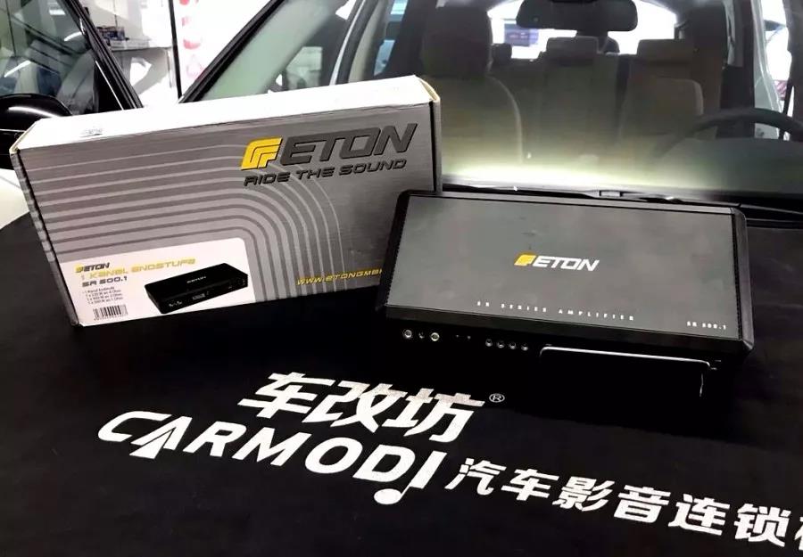 两台斯派朗85.4直接搞定!-车改坊重庆店为路虎发现神行汽车音响升级斯派朗魔音盒
