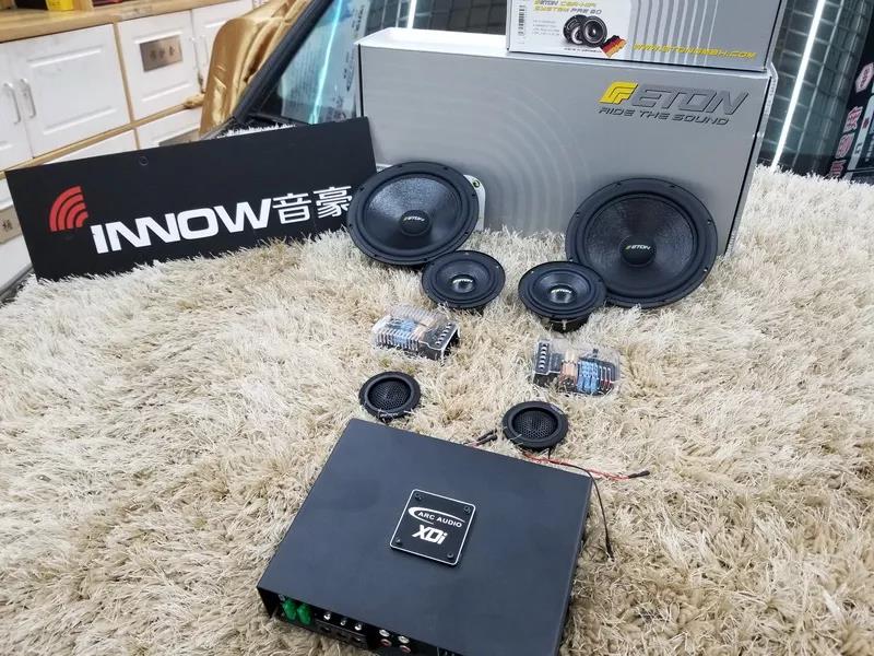 上海音豪奥迪A6汽车音响改装德国伊顿三分频,好听乐享不停!