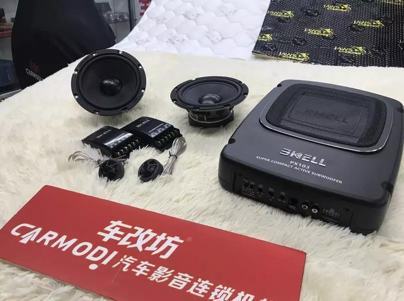 玩转音乐生活-车改坊重庆店起亚K5汽车音响升级霸克PX650