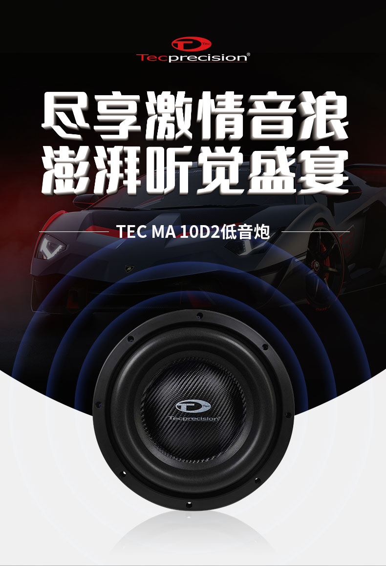 TEC MA 10D2 战神箱体低音炮