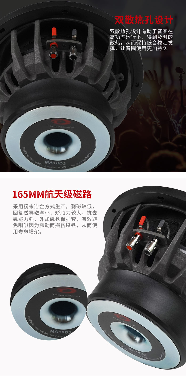 TEC MA 10D2 战神箱体低音炮