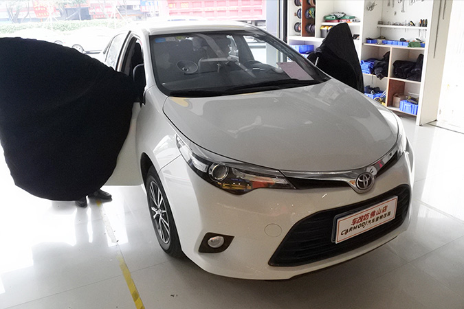 丰田雷凌无损换装意大利TEC 入门级系列MY6K两分频汽车音响，音乐的层次感出来了