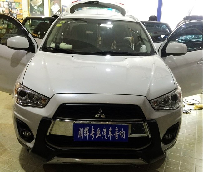 乐在其中 岳阳朋辉三菱劲炫改装斯派朗汽车音响