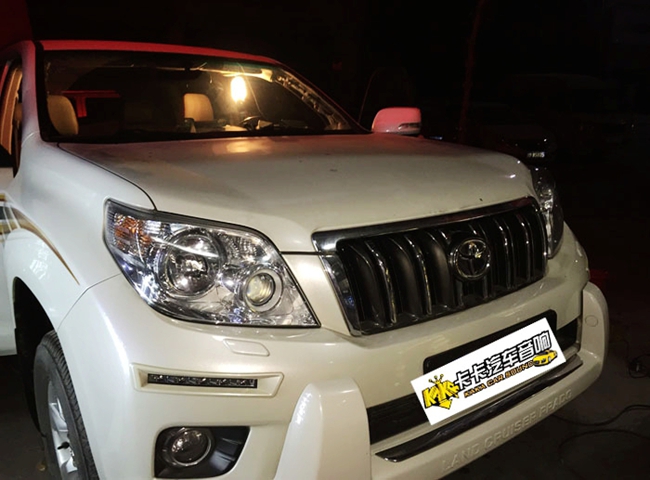 给音响生命 郑州卡卡丰田普拉多改装德国ETON汽车