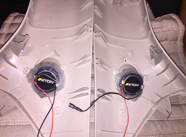 给音响生命 郑州卡卡丰田普拉多改装德国ETON汽车