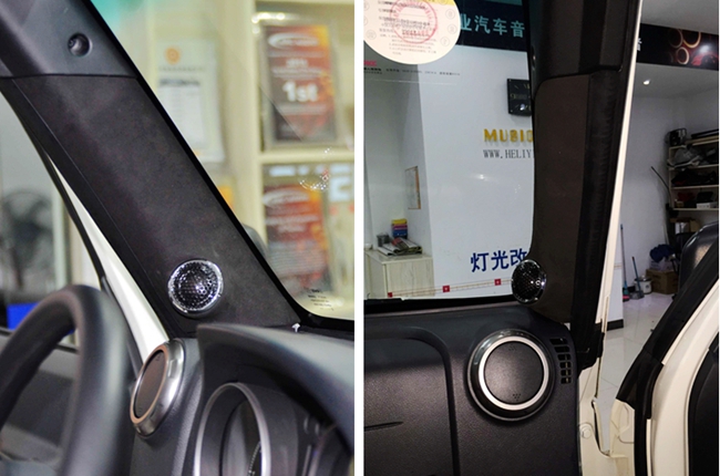 主要看音质 合利汽车音响北京吉普改装美国霸克