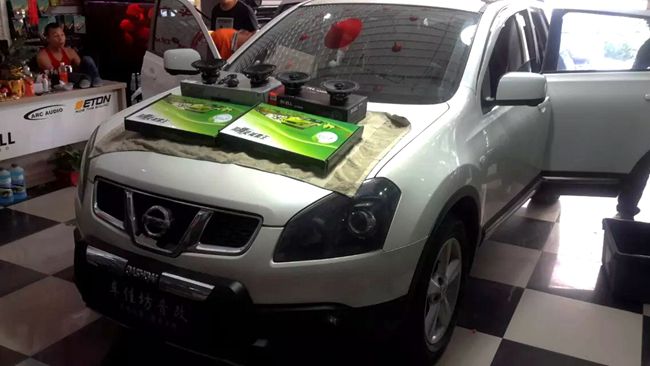 简改获良方 新疆车佳坊尼桑逍客改装ETON和霸克汽