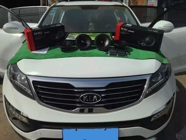 大热小升级 新疆车佳坊起亚智跑改装美国霸克音