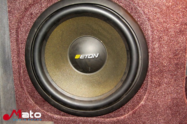 柳州丽声音乐宝马760改装德国ETON汽车音响