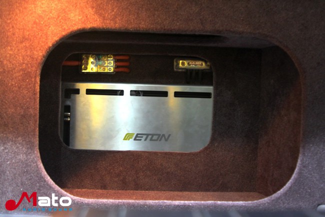 柳州丽声音乐宝马760改装德国ETON汽车音响