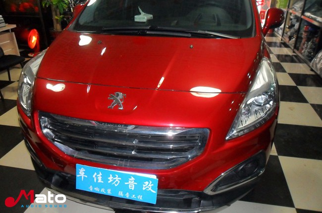 简单实惠动听 新疆车佳坊标致3008改装TEC和霸克汽