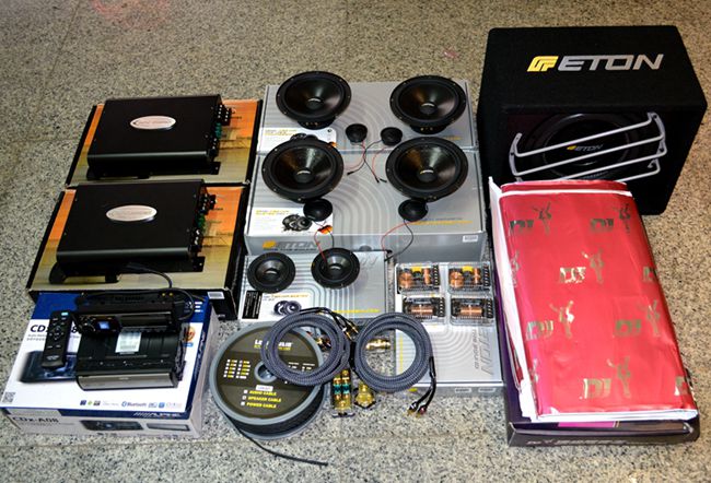 畅享音乐非凡 沈阳易阳兰德酷路泽改装ETON和AR