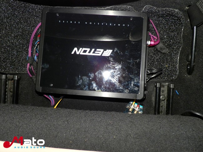 音乐无国界 台山车龙标致207CC改装德国ETON汽车音