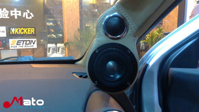 东莞音乐之声日产逍客改装TEC和ARC音响