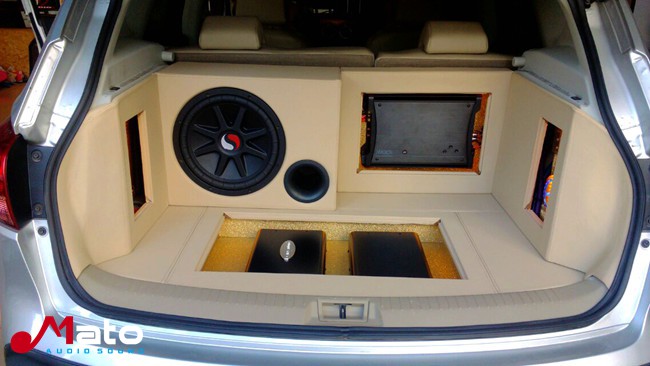 东莞音乐之声日产逍客改装TEC和ARC音响