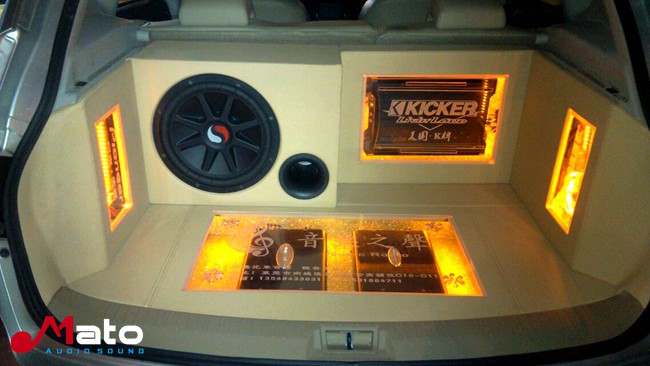 东莞音乐之声日产逍客改装TEC和ARC音响