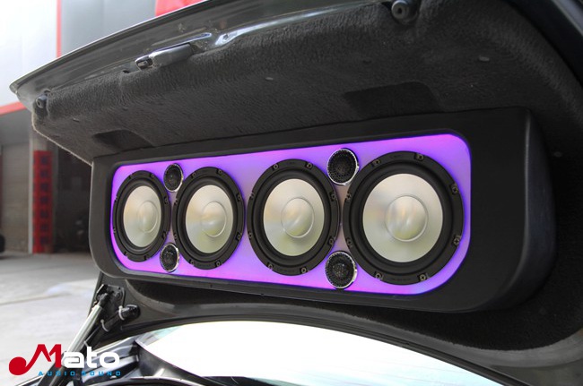 音乐小钢炮 丽声音乐大众宝来改装美国霸克音响