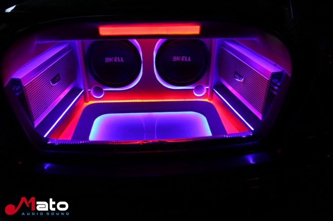 音乐小钢炮 丽声音乐大众宝来改装美国霸克音响