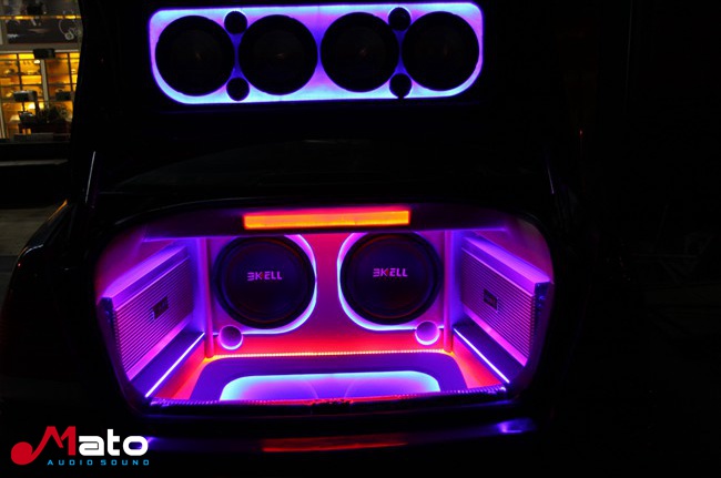 音乐小钢炮 丽声音乐大众宝来改装美国霸克音响