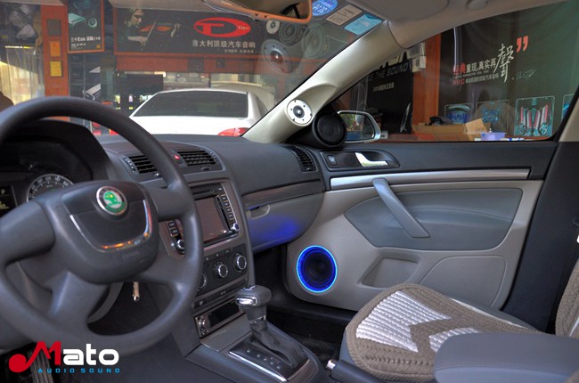 音乐更出彩 佛山车改坊斯柯达明锐改装意大利