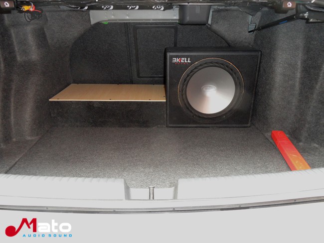 娄底车声缘大众速腾改装ETON和霸克音响