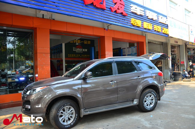 听感出众 海口龙发江铃驭胜简改美国霸克音响