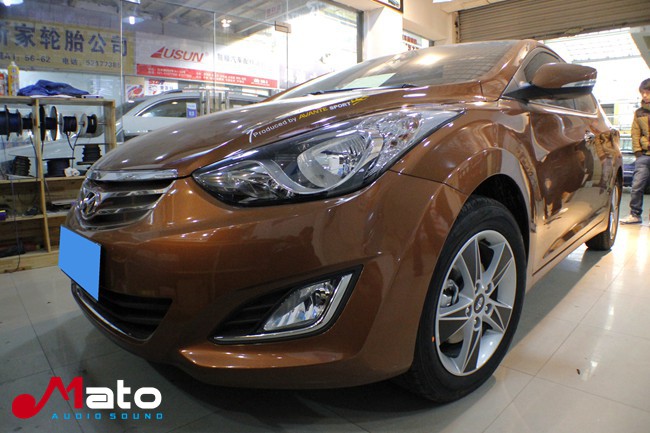 上海音豪现代朗动改装德国ETON汽车音响