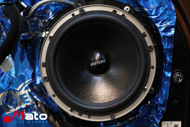 上海音豪现代朗动改装德国ETON汽车音响