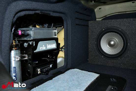 终遇音乐挚爱 广州帝锐奥迪A6L改装TEC和ARC音响