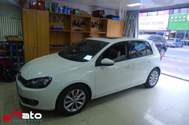 千度影音大众高尔夫6改装美国霸克音响