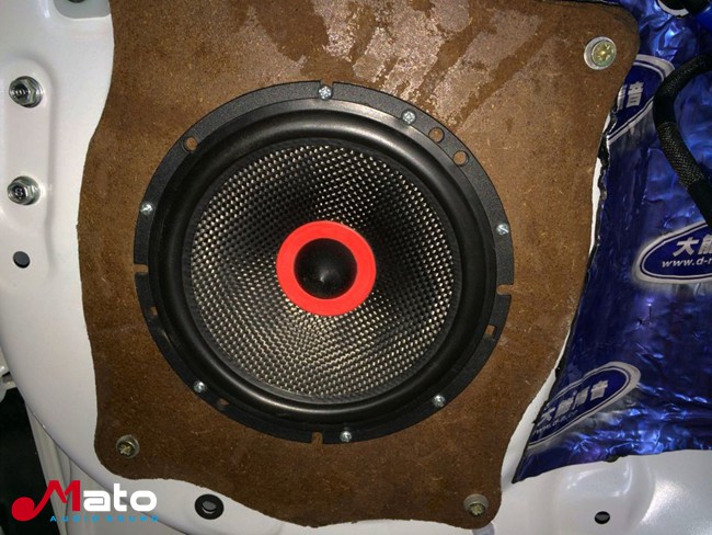 南昌先驱雷克萨斯ES350改装意大利TEC音响