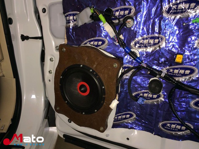 南昌先驱雷克萨斯ES350改装意大利TEC音响